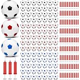 yasuwekik Deflated Soccer Ball with Pump for Christmas Shoebox Gifts,Bulk Shoebox Gift Fillers,Soccer Balls for Charity Donat