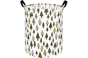 MAIZMZ Kids Hamper Room Decor,Laundry Basket Large Storage Bins Xmas Basket Gift Organizer Toy Box Foldable Canvas Chest for Home/Dorm/Kitchen/Pet/Office/Closet/Shelf/