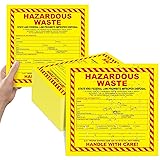 gisgfim Pack of 30 Hazardous Waste Labels