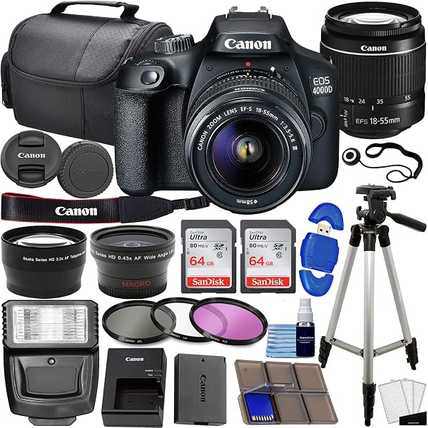 Canon EOS 4000D Instruction Manual - Full Color 322 Pages With Protective Covers