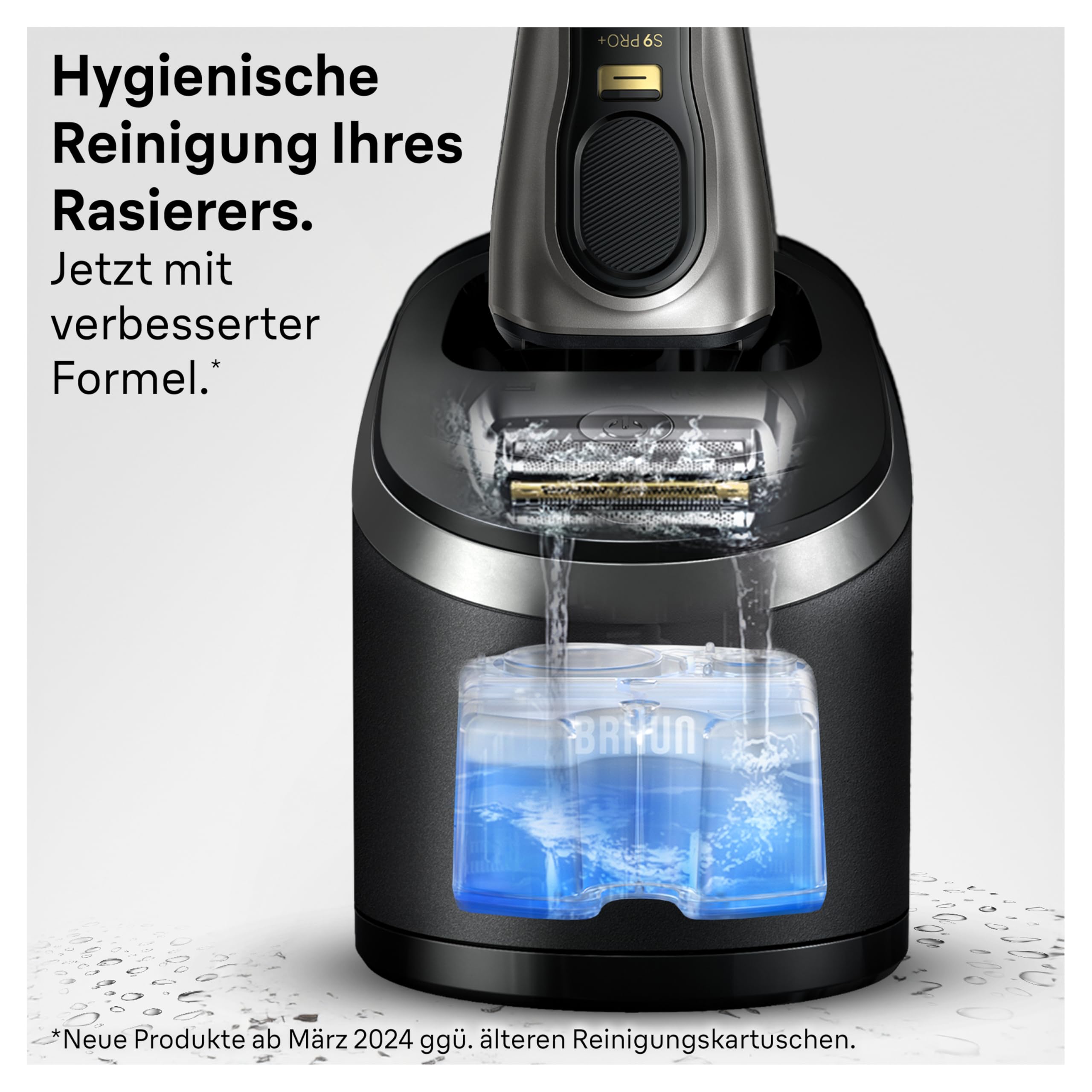 Braun 3-in-1 ShaverCare Reinigungskartuschen für Reinigungsstationen – ORIGINAL Kartuschen – Reinigt Rasierer 10x besser als Wasser, Scherkopfreiniger, Entfernt Haare und Hautpartikel – 6er Pack 2