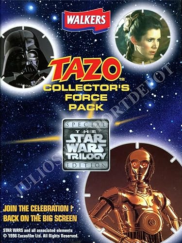 WALKERS TAZO STAR WARS TRILOGY 1996 