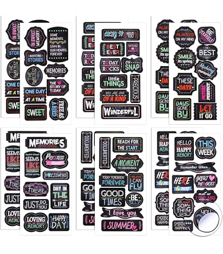 Lot De 60 Stickers Voyage Et Scrapbooking - Autocollants Décoratifs Pour Agenda, PC, Valise