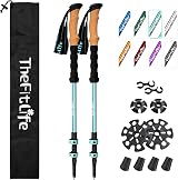 TheFitLife Trekking Poles Lightweight 7075 Aluminum Cork Grips Adjustable