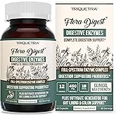 Flora Digest - 3-in-1 Max Strength Digestive Enzymes + Gut Surviving Probiotics & ButyraGen® Postbiotic for Optimal Digestion, Bloating Relief, Regularity, Gut Lining & Colon Support - (60 Capsules)
