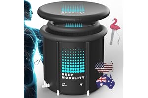 PRO XL Large Ice Bath Tub for Athletes By Athletes, ULTIMATE Cold Plunge Tub, Ice Plunge Tub for your Wellness by DEEP MODALITY - Cold Tub, Ice Tub, Icebath - Ice Baths at Home or away, Carry Bag Inc