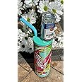 Draft Top Can Clips - Topless Can Clip for Mini-Bottles - Clip & Sip Bar Tool for Topless Cans, Mixer Tool, Barware Fits 12oz to 19 Oz Cans (Tipsy Teal)