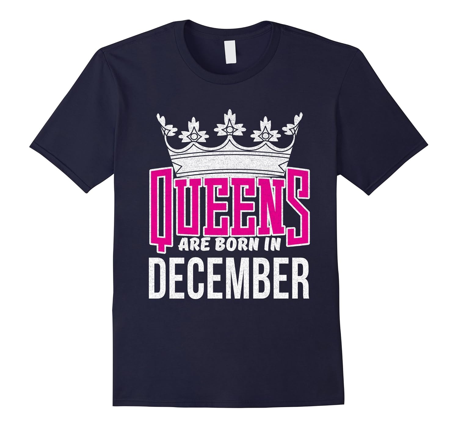 Womens Birthday Tee: Queens Are Born In December TShirts-ANZ