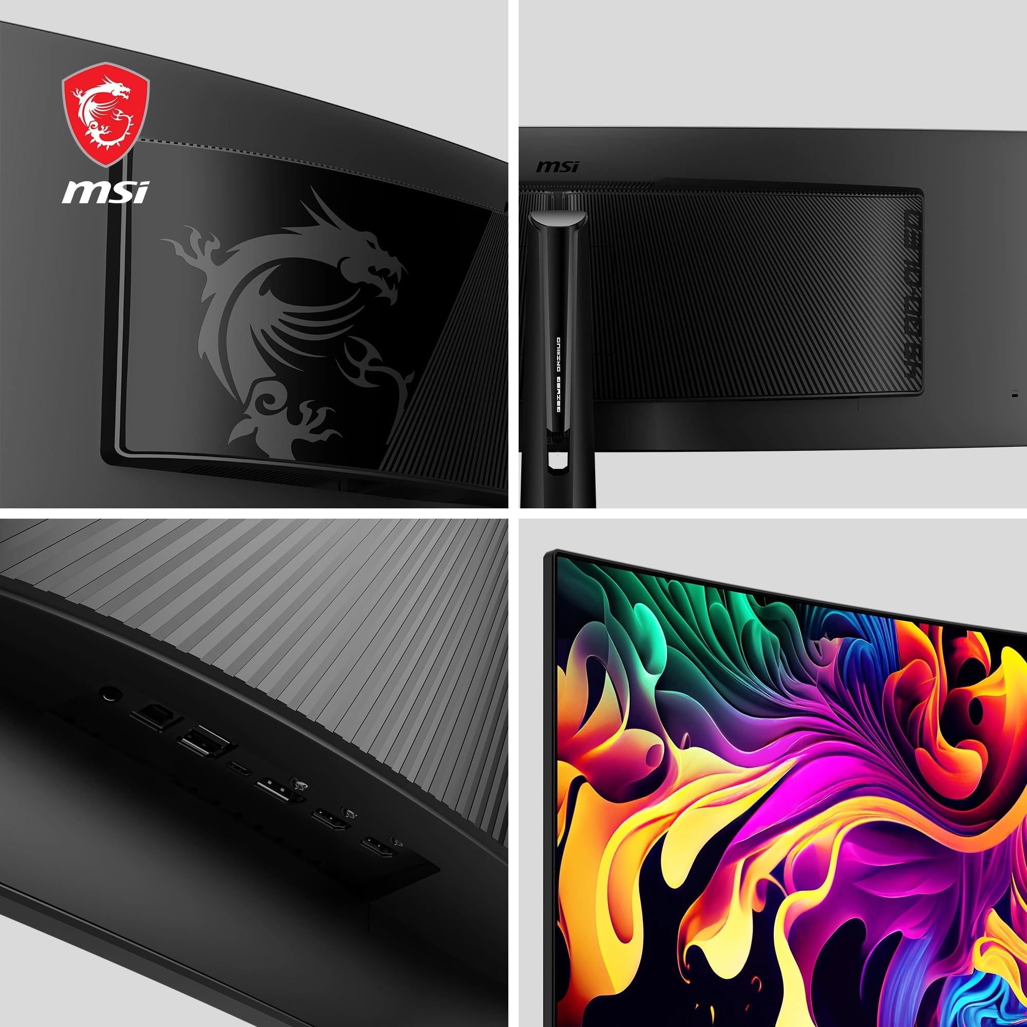 Msi Mpg 491Cqp Displaying Vibrant Gaming Content With Qd-Oled Technology