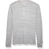 Amazon Essentials Henley Long Sleeve Shirts for Men, Regular-Fit Waffle