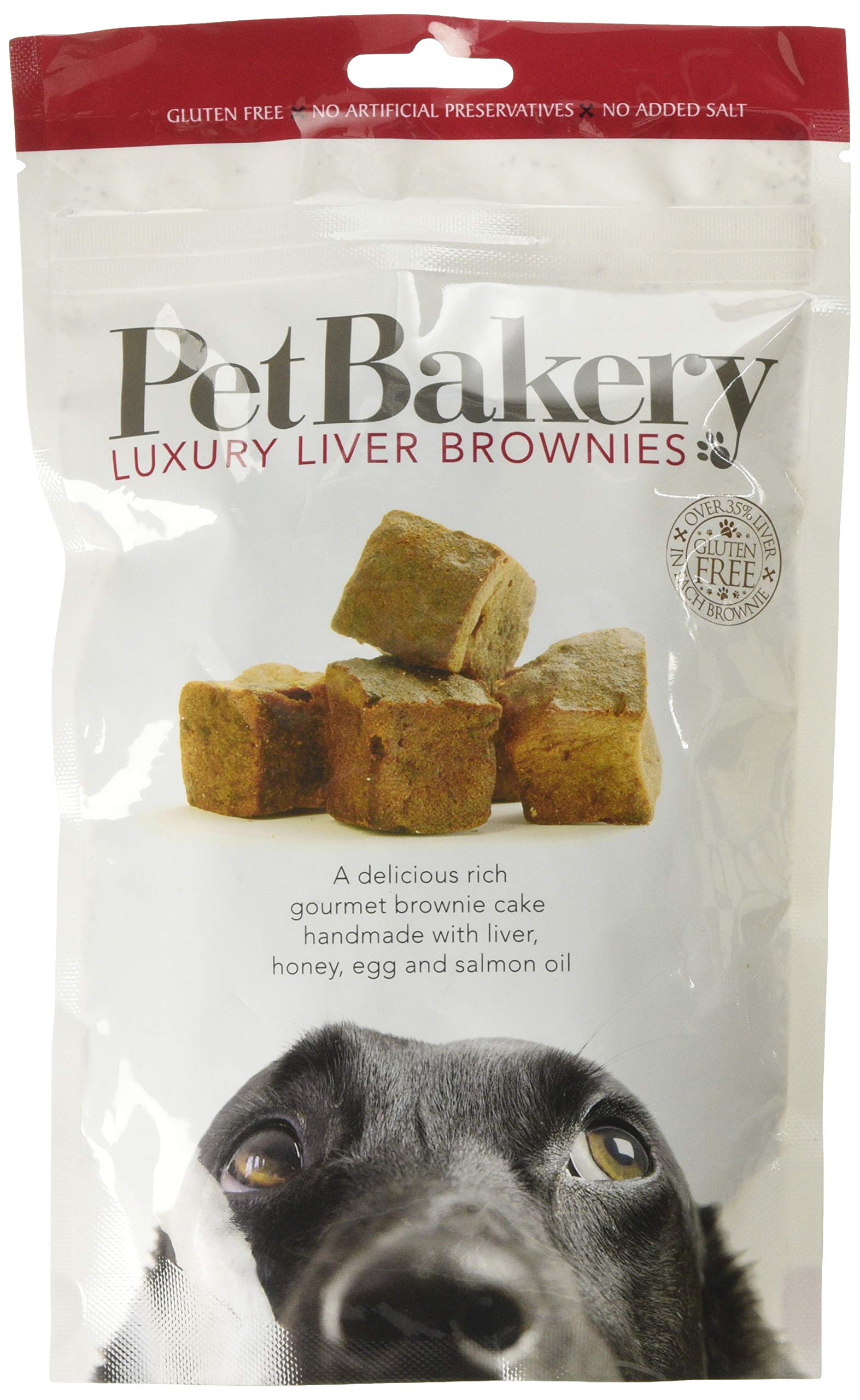 Pet Bakery Dog Treat Brownies Liver, 190 g