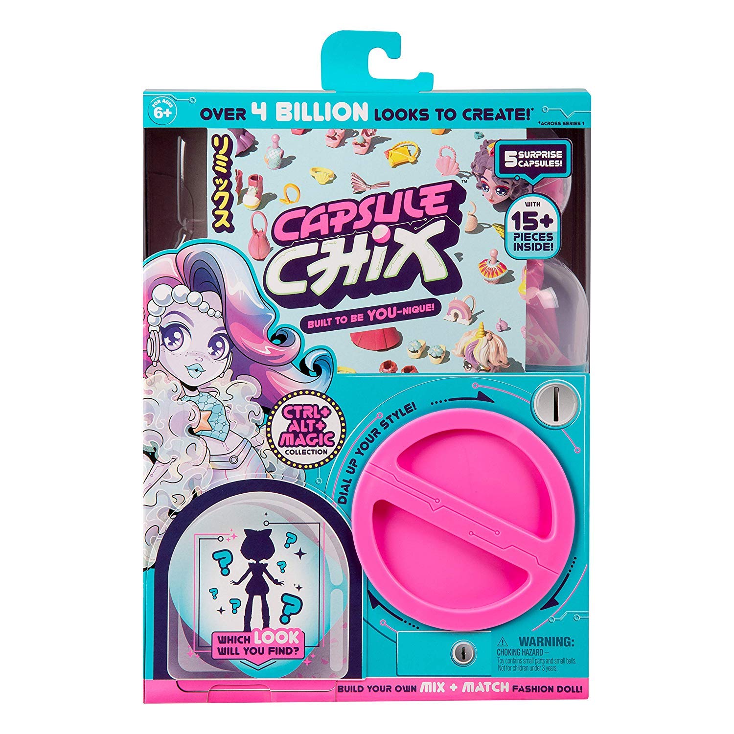 Capsule Chix Surprise Doll with Unboxing Experience for Girls from 5 Years (Famosa 70001539) Magic