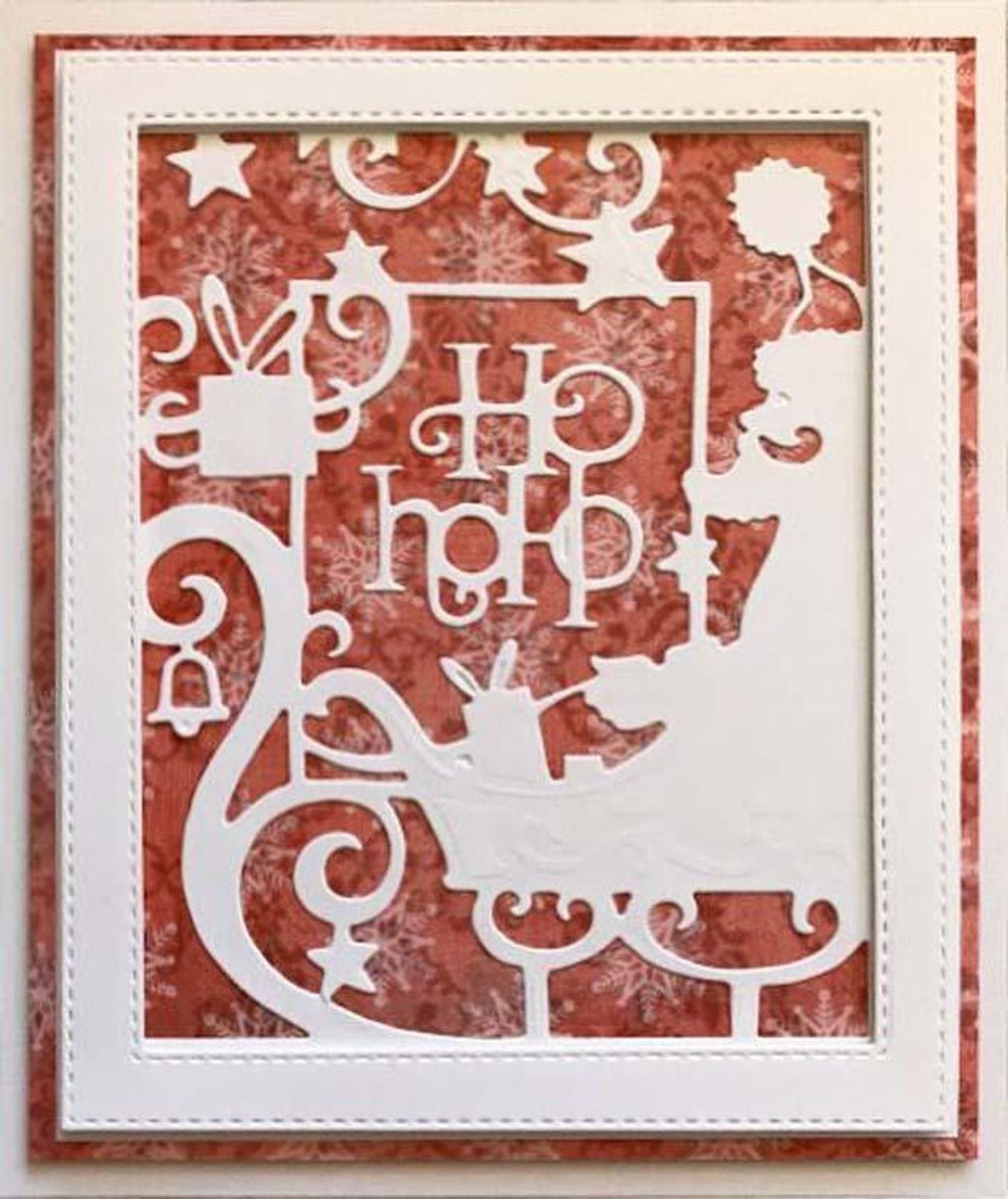 Paper Cuts Collection - Santa's Sleigh Frame Die