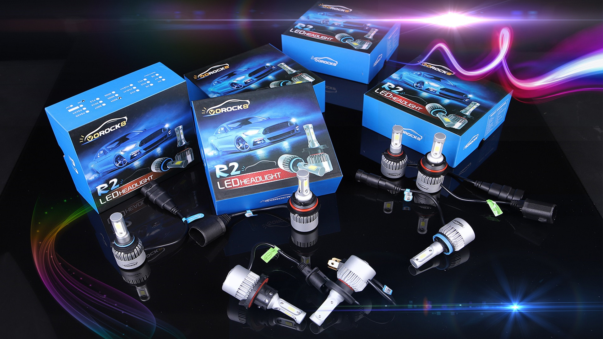 6 VoRock8+Headlight+Conversion+Headlamp+Replacement