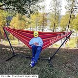 GOCAN Brazilian Double Hammock 250x160cm Extra Large Rainbow 500lb view 7