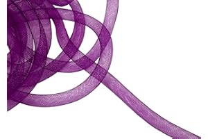 HUMBOLDT HABERDASHERY Crinoline Horsehair Braid Tube 16 mm - Sold by The Yard - Violet