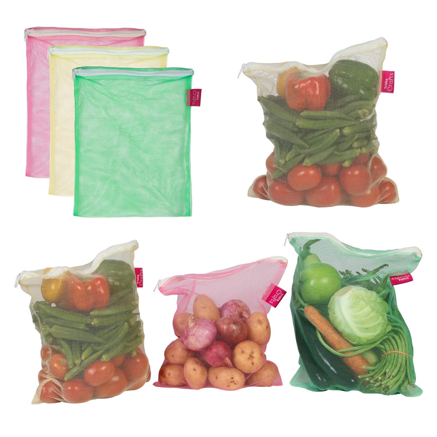Buy Trisha Crafts Fridge Bag, Vegetable Storage Bag For Fridge
