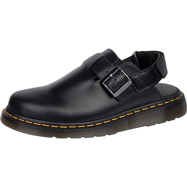Dr. Martens Jorge II, Unisex-Adult Loafer, Black Brando, 8 US