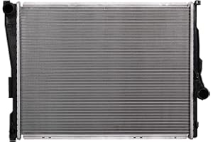 Lynol Cooling System Complete Aluminum Radiator Direct Replacement Compatible With 99-05 BMW E46 3 Series 320i 323Ci 323i 323is 325Ci 325i 328Ci 328i 328is 330Ci 330i 06-09 Z4 L6 2.2L 2.5L 2.8L 3.0L