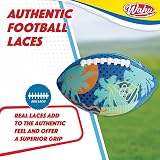 Wahu American Football 9 Inches Waterproof All-Weather Ball with Real Laces view 6