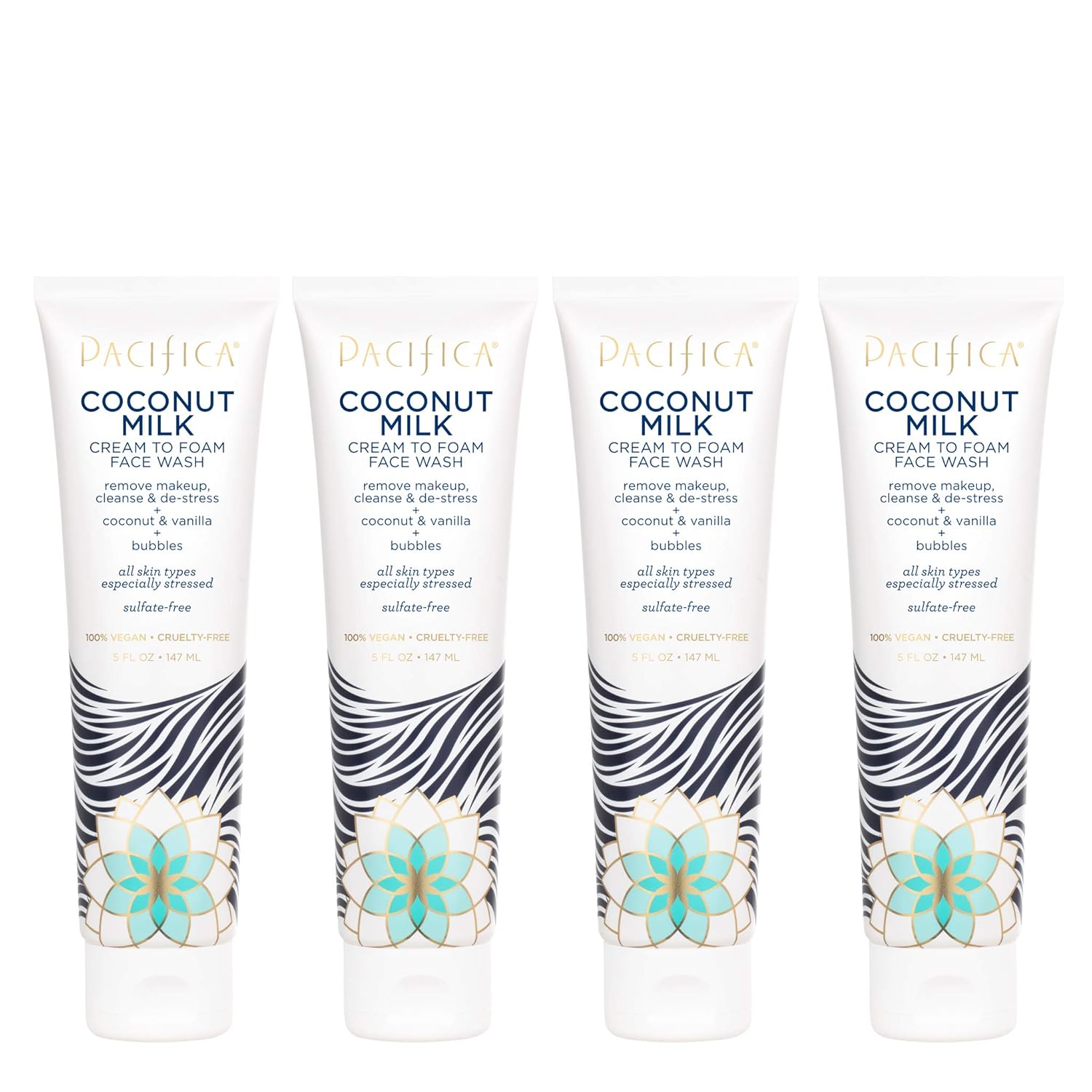 pacifica coconut milk cream to foam face wash