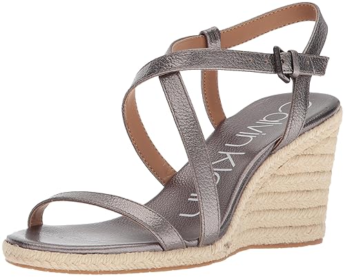 calvin klein women's bellemine espadrille wedge sandal