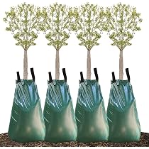 Ovzne Tree Watering Bag 20 Gallon Slow Release Watering Bag For Trees Tarpaulin Pvc 13 77x11 81x1 18 Inch