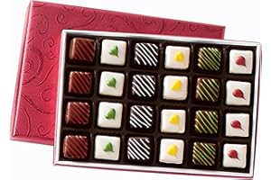 The Swiss Colony Christmas Petits Fours – Assorted Gourmet Mini Layer Cakes, Chocolate and Swiss Creme Petits Fours Cakes, Holiday Dessert Gift Pack of 24, Cake Assortment for Celebrating