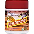 Ocean Nutrition Fish Food - Cichlid Fish Food, High Protein Fish Flakes, Tropical Fish Flakes, Ideal Cichlid Food for Angelfish, Kribensis, Ram Cichlids and More, Made in The USA, 1.2 oz (34 g)