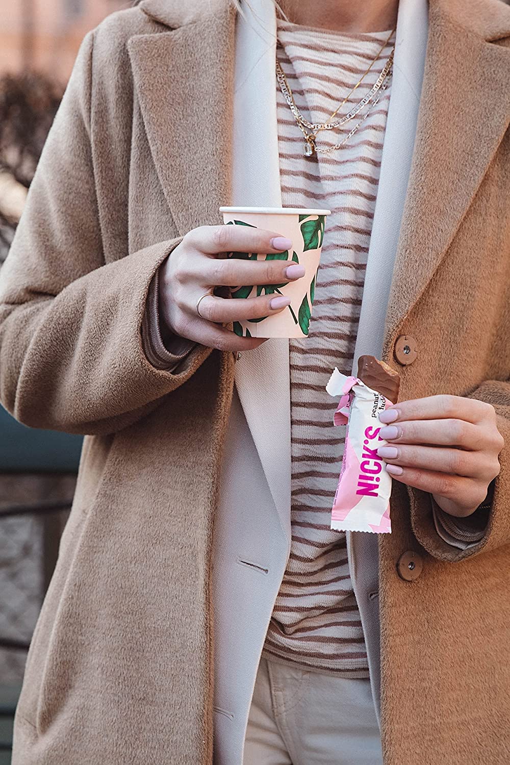 NICKS Keto Riegel Peanuts n fudge, Schokolade Erdnüsse Karamell Snacks, 175 Kalorien, 4,1 Net carbs, ohne Zuckerzusatz, Glutenfrei, Low carb Süssigkeiten (15x40g) 7