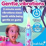 Brush-Baby Flamingo KidzSonic Kids Electric Toothbrush 3+ DeepClean view 4