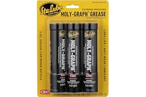 Sta-Lube Moly-Graph Extreme Pressure Multi-Purpose Grease SL3144 - [Pack of 3] 3 Wt Oz., Extreme Pressure, Multi-Purpose Molybdenum and Graphite Grease