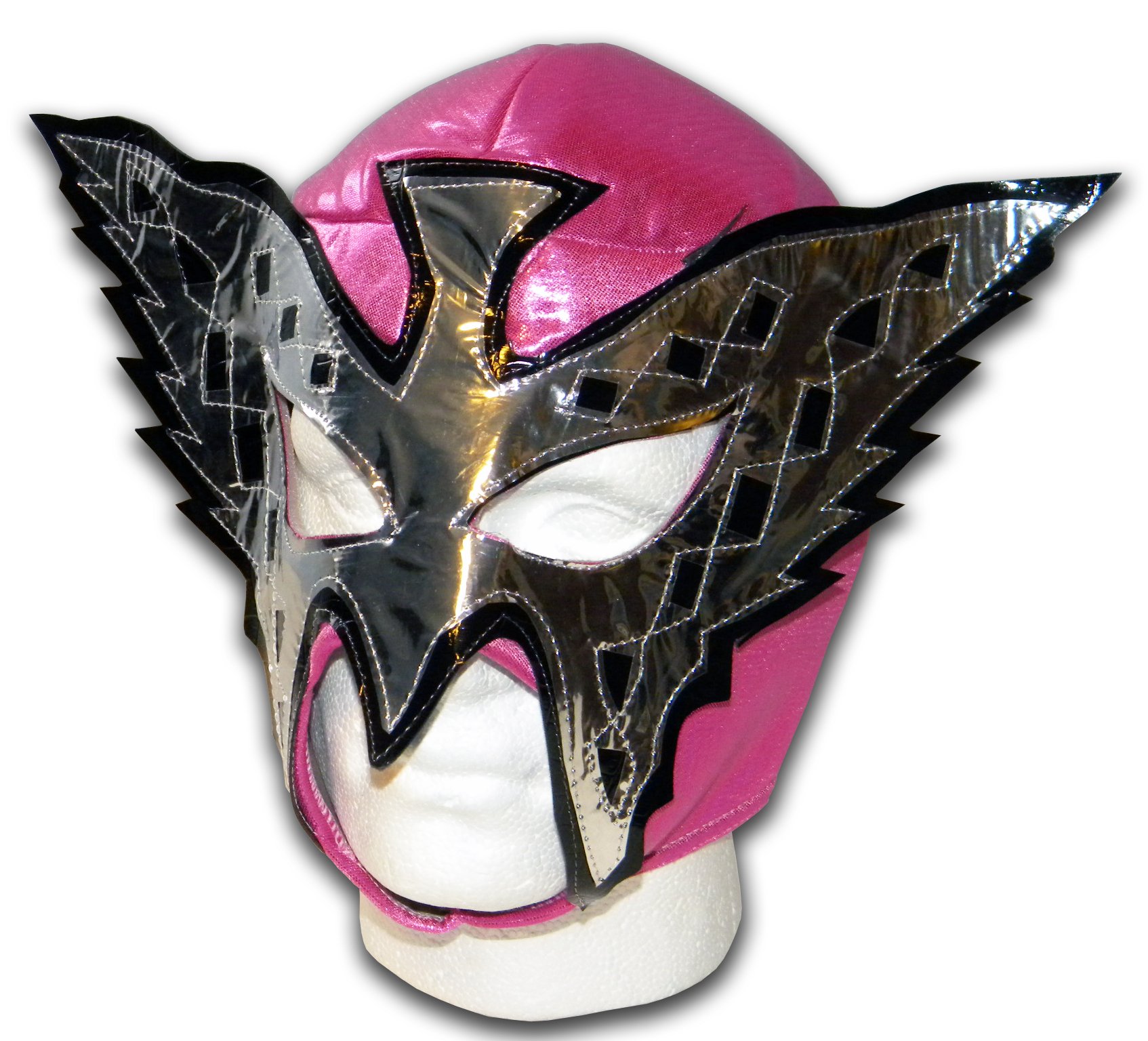 LUCHADORA Pink Butterfly Wrestling Lucha Libre Mexican mask