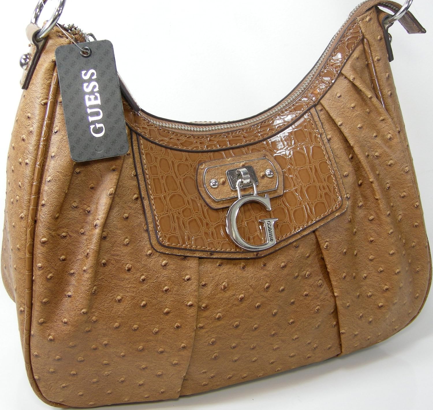 guess ostrich purse