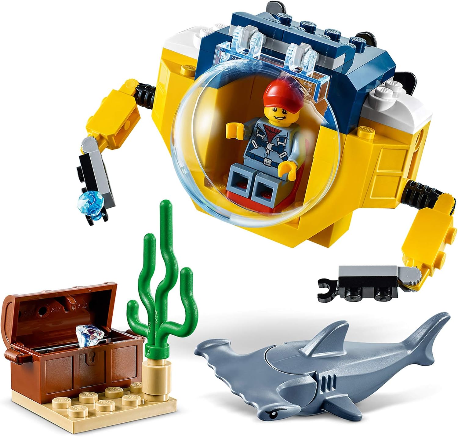 LEGO 60263 City Oceans Ocean Mini-Submarine, Multicolor - Image 3
