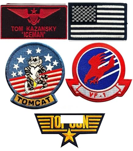 Amazon.com: LT Tom “Iceman” Kazansky TOPGUN VF-213 Patch – 4 Inch