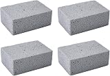 Sadocom Grill Brick Cleaning Pumice Stones 4 Pack for Griddle Flat Top Grill