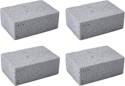 Sadocom Grill Brick Cleaning Pumice Stones 4 Pack for Griddle Flat Top Grill