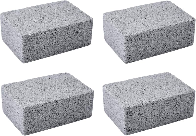 Sadocom Grill Brick Cleaning Pumice Stones 4 Pack for Griddle Flat Top Grill