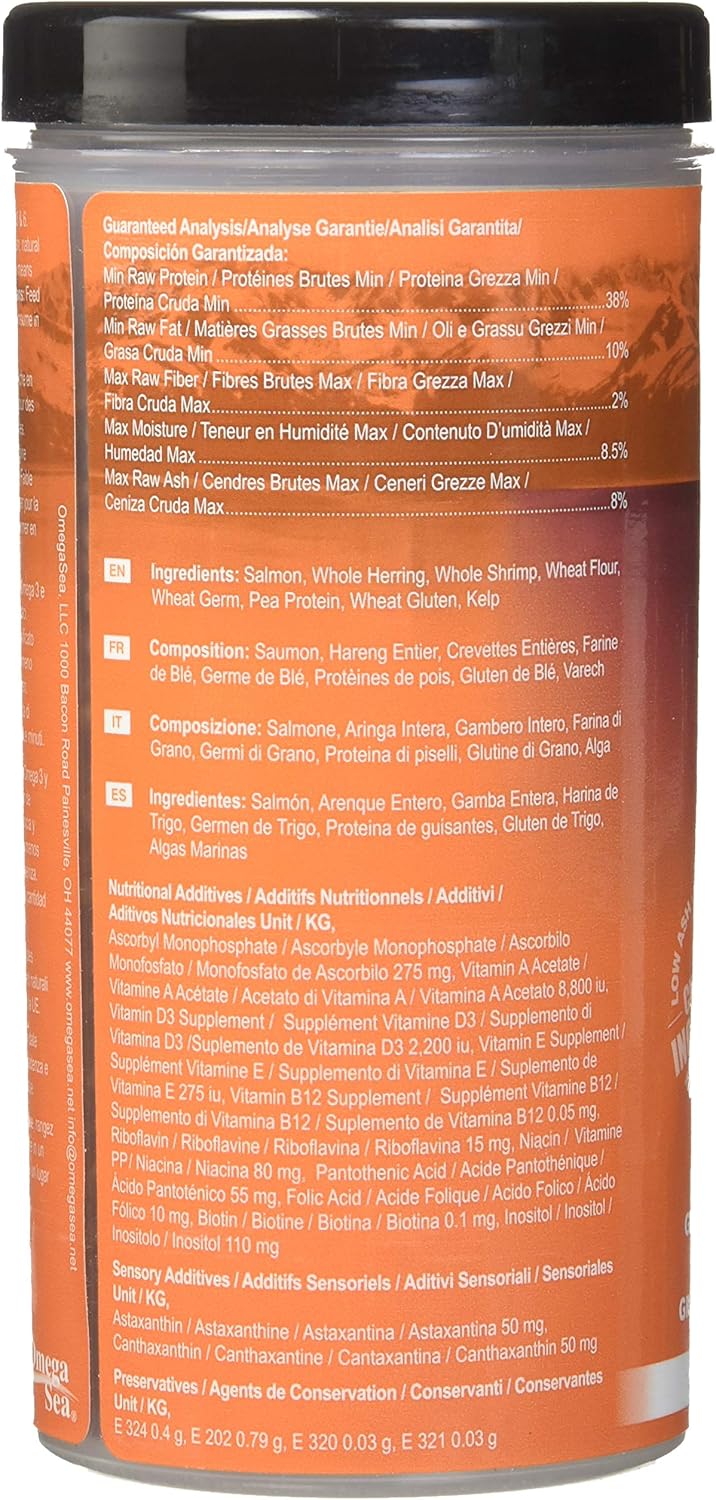 Omega One Shrimp Pellets,231 g / 310 ml, Yellow, 8.25 oz - Image 4