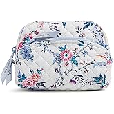Vera Bradley Women's Cotton Medium Cosmetic Makeup Organizer Bag