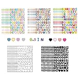 5400 Letter Stickers 60 Sheets Alphabet Stickers