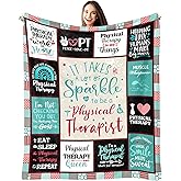 Christmas Physical Therapist Gifts, Physical Therapist Gifts for Women, Best Gifts for Physical Therapists, Gifts for Physical Therapists, Physical Xmas Gifts for Therapist Throw Blanket 60"X 50"