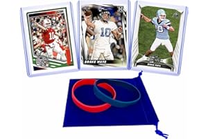 G.O.A.T CHASER Drake Maye Cards (3) Assorted Football Card Gift Pack - New England Patriots