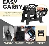Utopia Home Folding Step Stool 9 Inch, 300 lbs, Anti Slip, Pack of 2, Black view 7