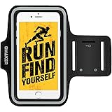 Omaker スポーツアームバンド ランニングアームバンドケース 防汗/調節可iPhone6/7plus/Xperiaなどに対応