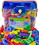 Magnetic Letters and Numbers – 72 Educational