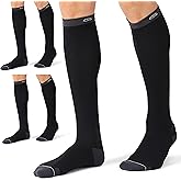 CelerSport 3 Pairs Compression Socks for Men and Women Running Support Socks