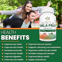 AMLA Capsules. 1000mg per Serving, 120 Veg
