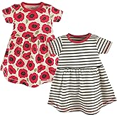 Luvable Friends Touched by Nature Short-Sleeve Dresses 2pk